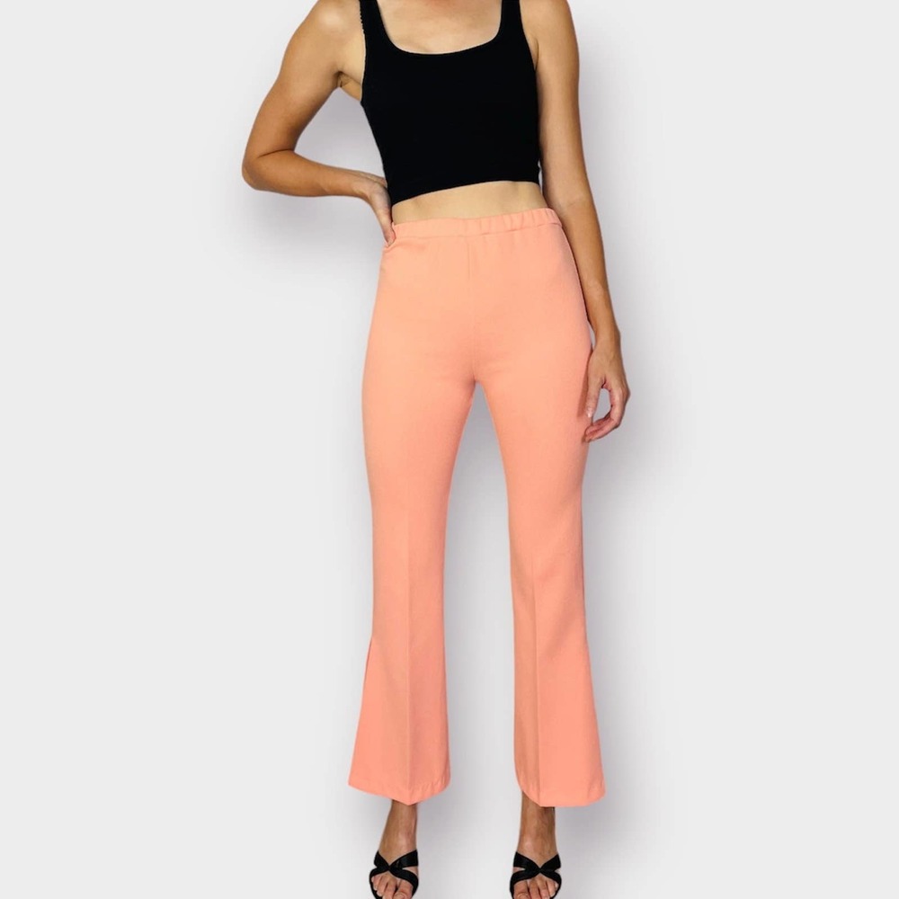 70s West Set Coral Bell Bottoms - Picture 5 of 5